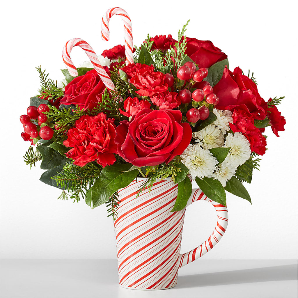 Peppermint Swirl Mug – The Stud Florist, Conyers GA