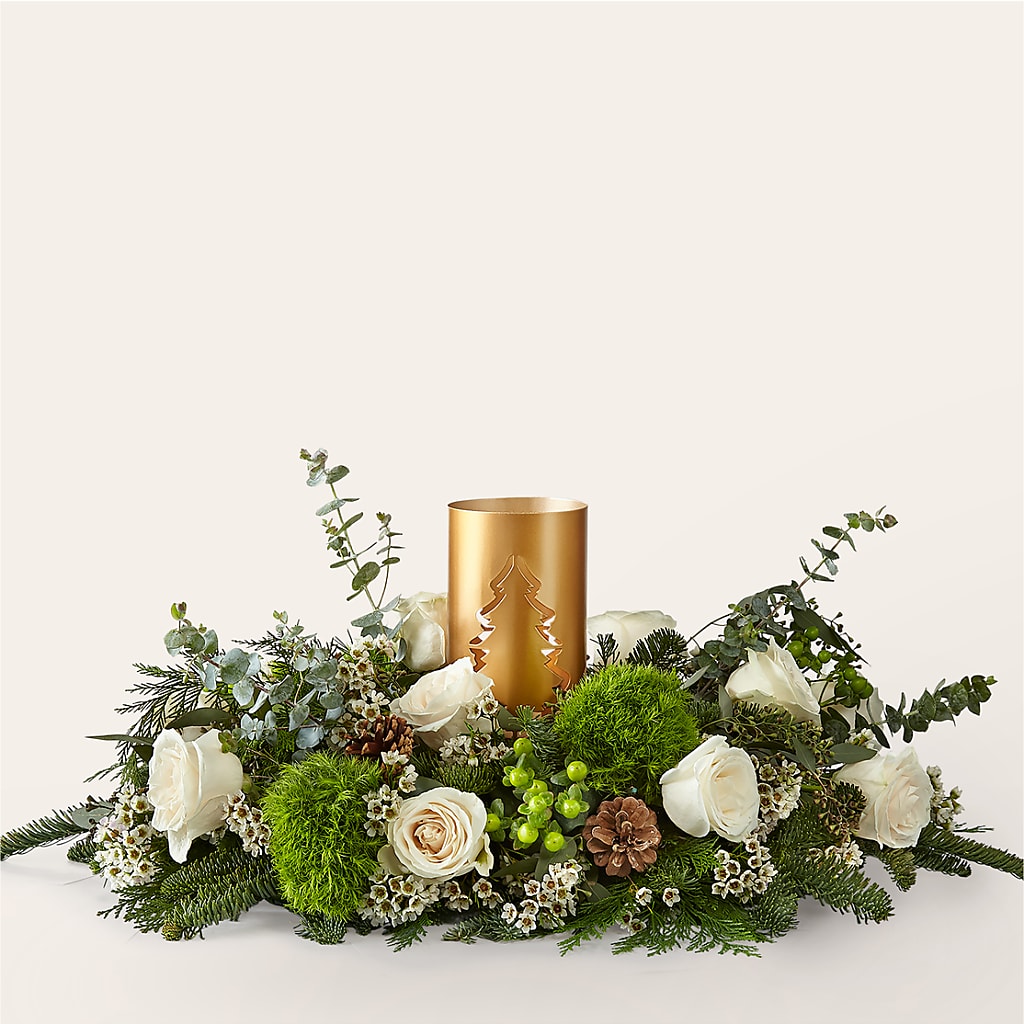 Chestnuts Roasting Centerpiece – The Stud Florist, Conyers GA