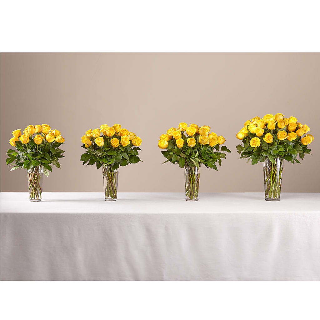 Long Stem Yellow Rose Bouquet – The Stud Florist, Conyers GA