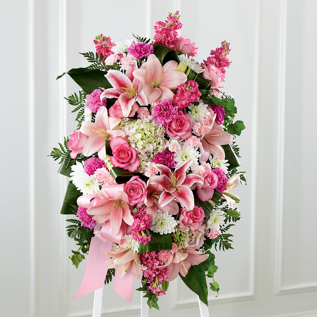 Comforting Standing Spray – The Stud Florist, Conyers GA