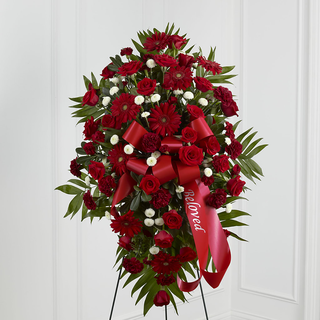 Treasured Memories Standing Spray – The Stud Florist, Conyers GA