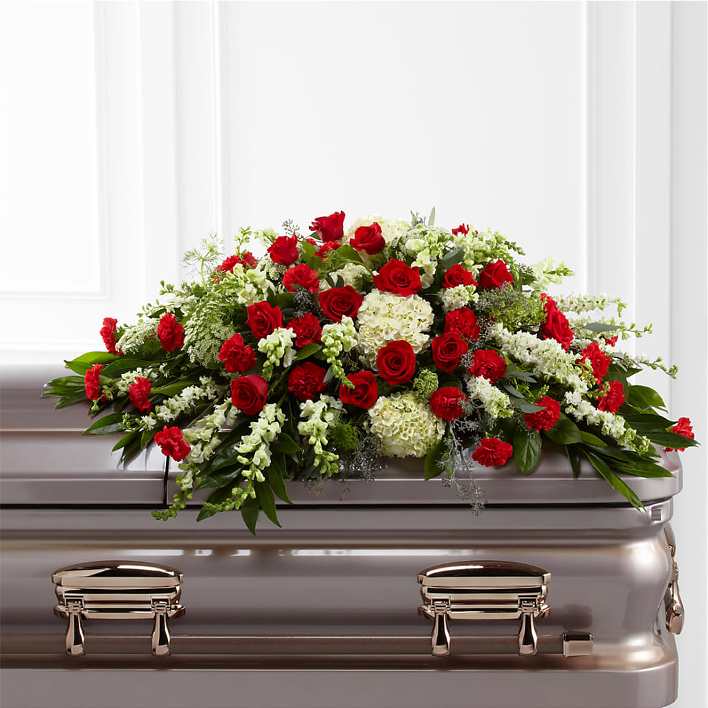 Sincerity Casket Spray – The Stud Florist, Conyers GA