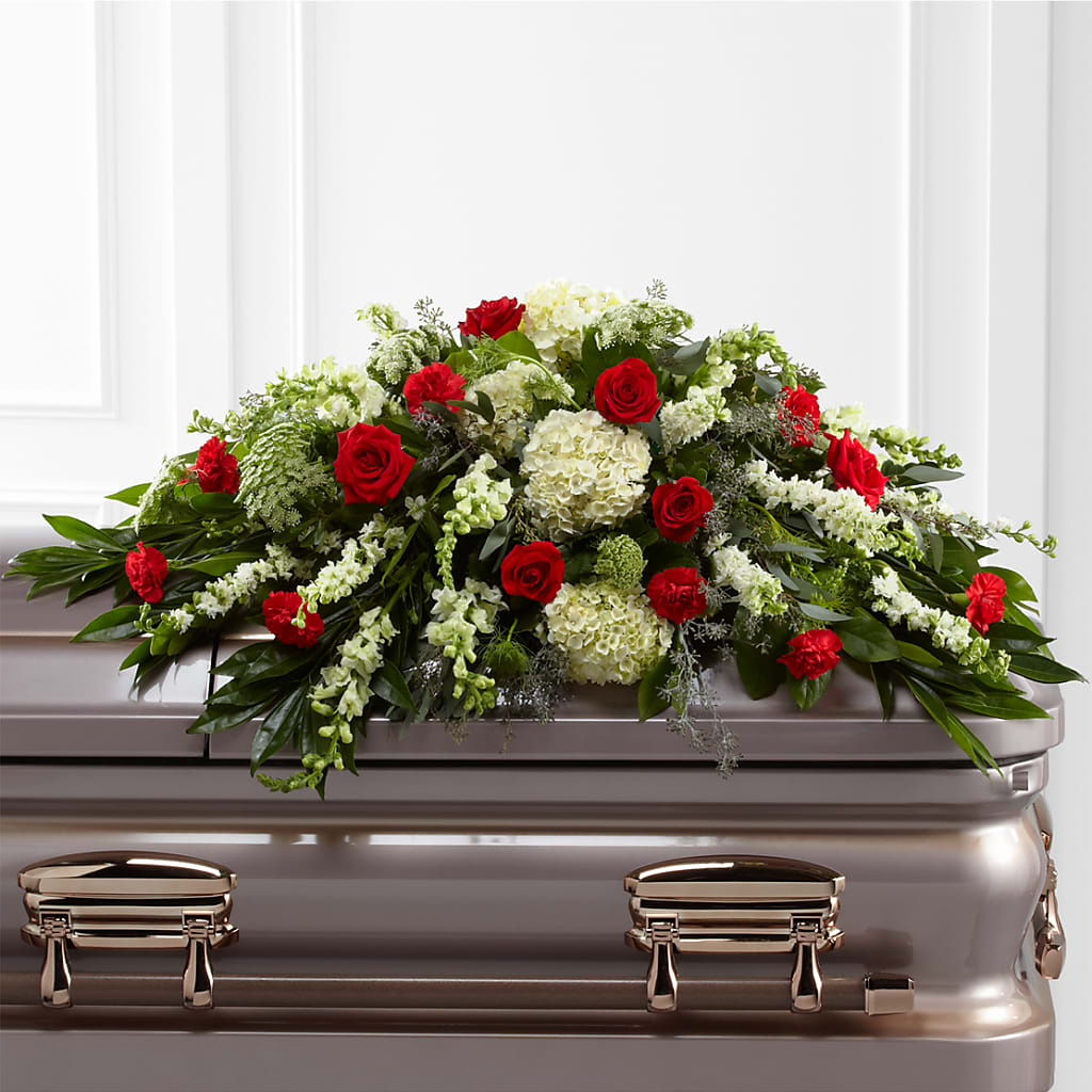 Sincerity Casket Spray – The Stud Florist, Conyers GA