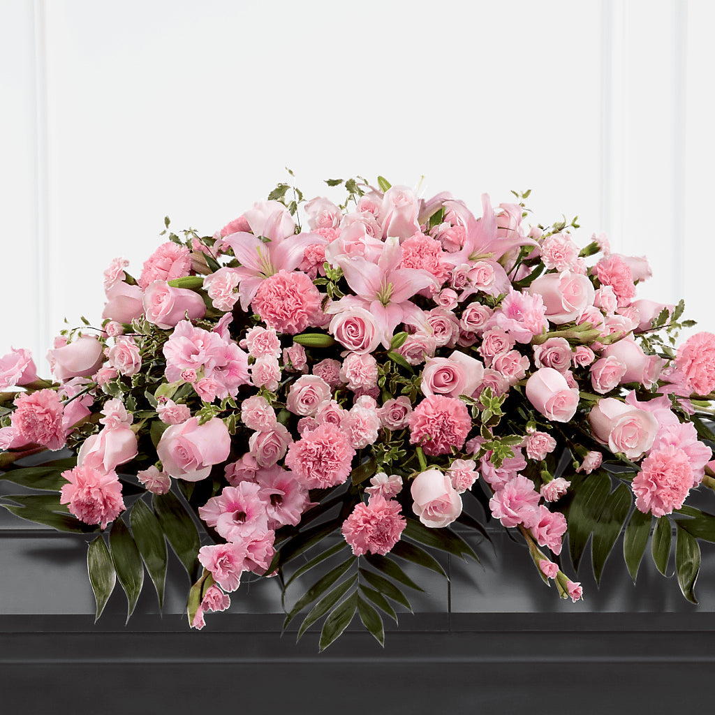 Garden of Comfort Casket Spray (Standard) – The Stud Florist, Conyers GA
