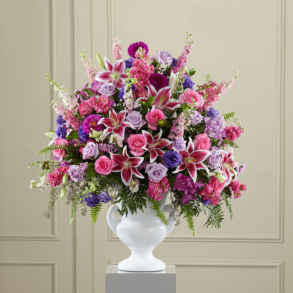Peaceful Tribute Arrangement – The Stud Florist, Conyers GA