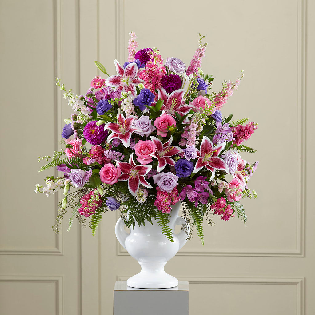 Peaceful Tribute Arrangement – The Stud Florist, Conyers GA