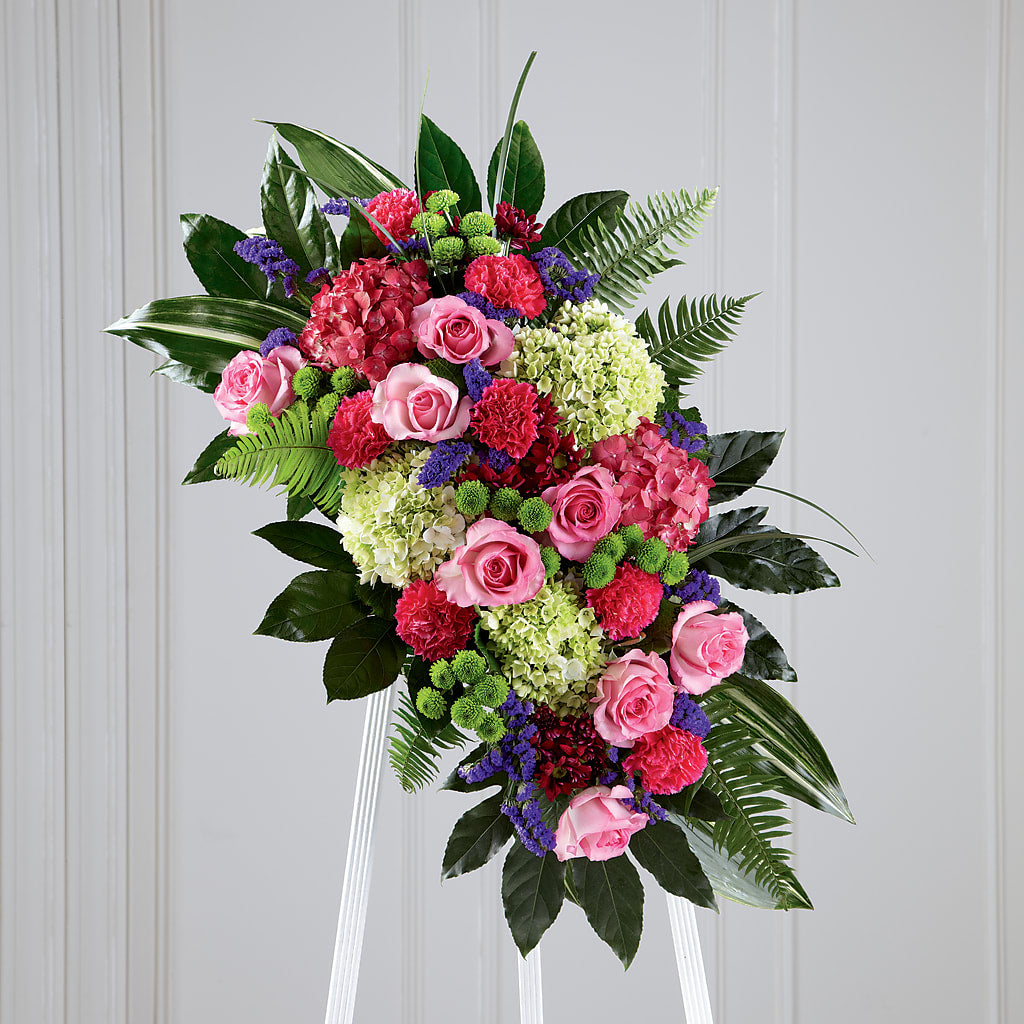 Refreshing Mix Standing Spray – The Stud Florist, Conyers GA
