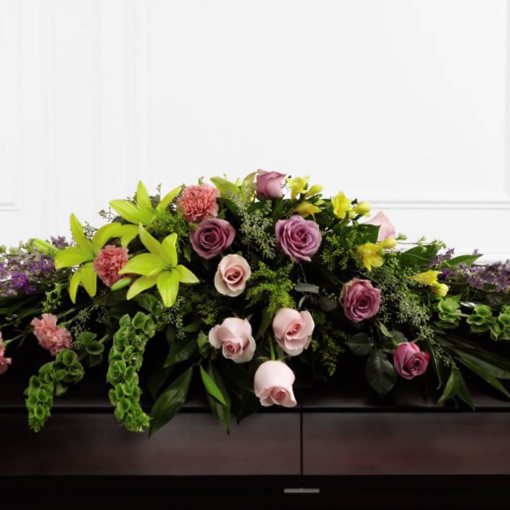 Forever Beloved Casket Spray – The Stud Florist, Conyers GA