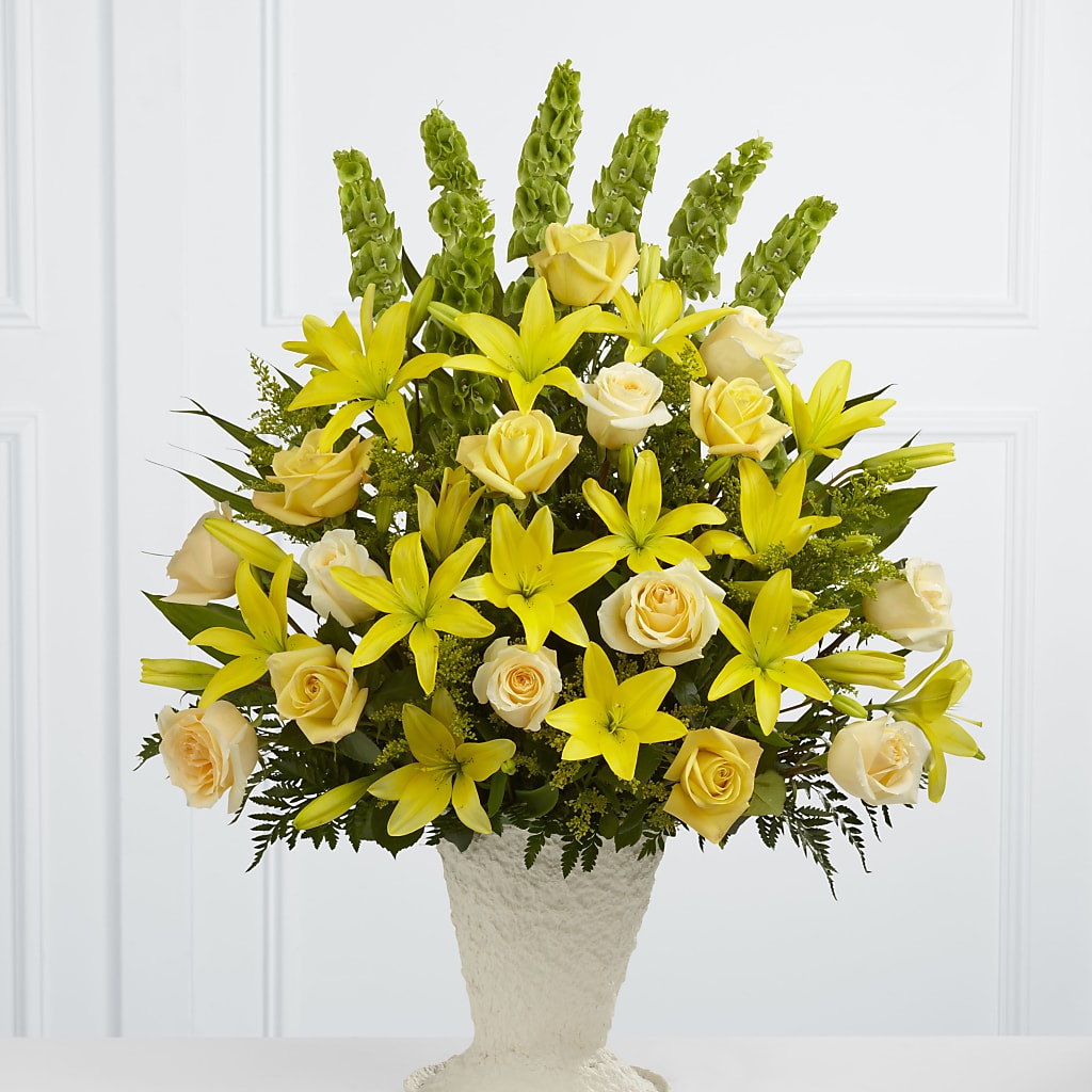 Golden Memories Arrangement – The Stud Florist, Conyers GA