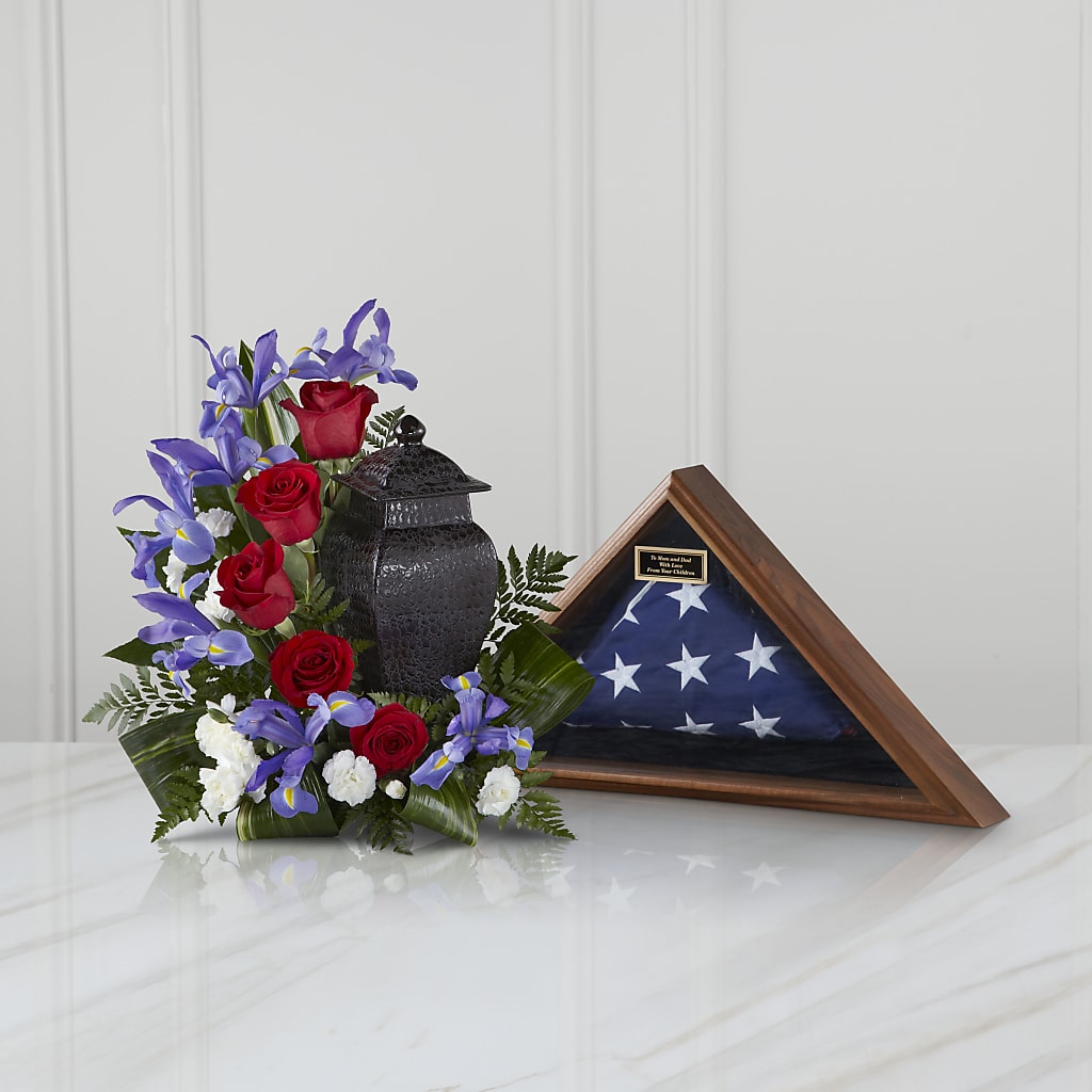 Patriotic Tribute Arrangement – The Stud Florist, Conyers GA