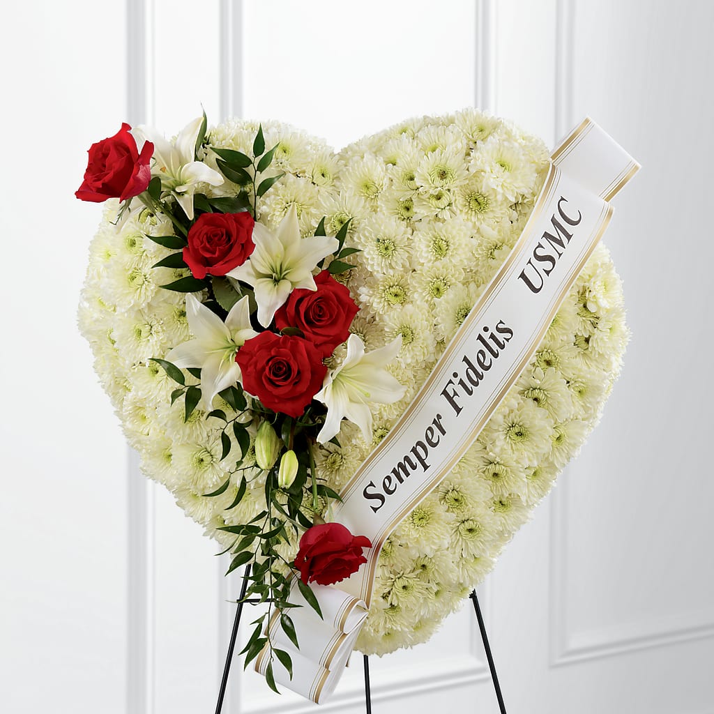 Heartfelt Hero Standing Heart – The Stud Florist, Conyers GA