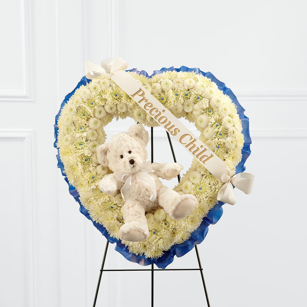 Precious Child Standing Heart – The Stud Florist, Conyers GA
