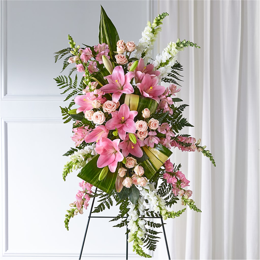 Elegant Embrace Standing Spray – The Stud Florist, Conyers GA