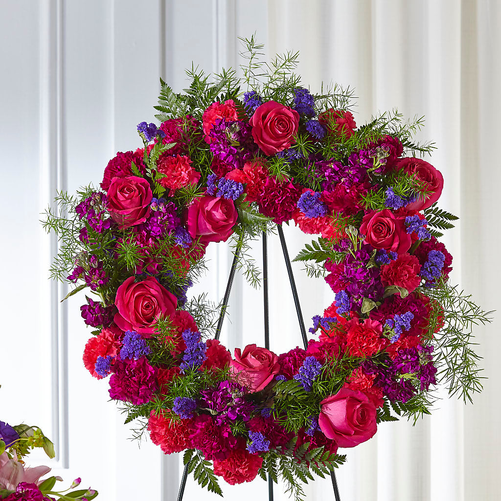 Calming Colors Wreath – The Stud Florist, Conyers GA