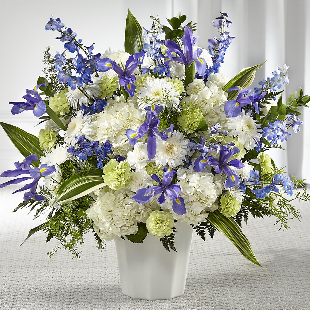 Soft Serenity Floor Basket – The Stud Florist, Conyers GA