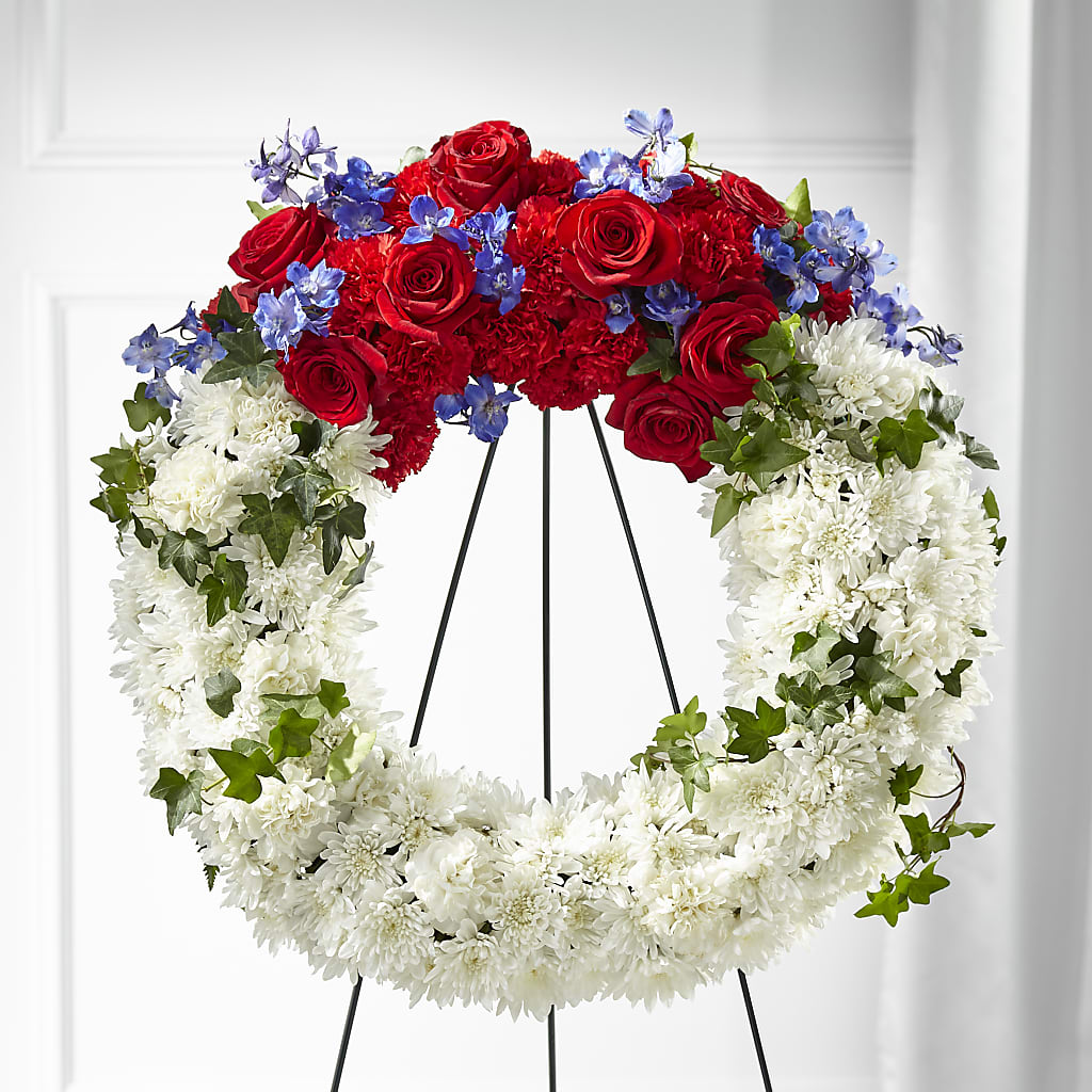 Patriotic Passion Wreath – The Stud Florist, Conyers GA