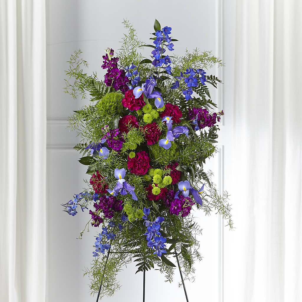 Heavenly Skies Standing Spray – The Stud Florist, Conyers GA