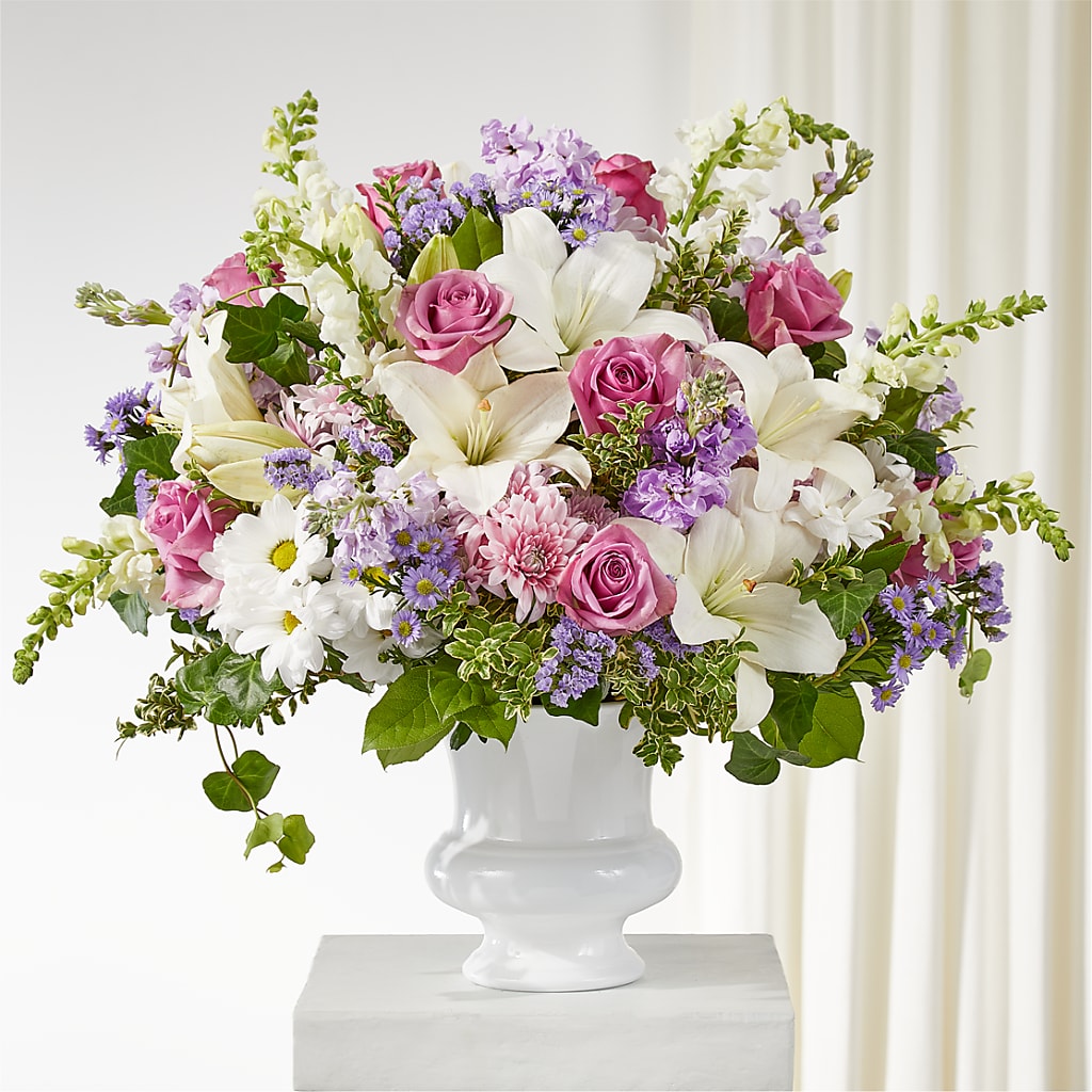 Remarkable Life Urn Arrangement – The Stud Florist, Conyers GA