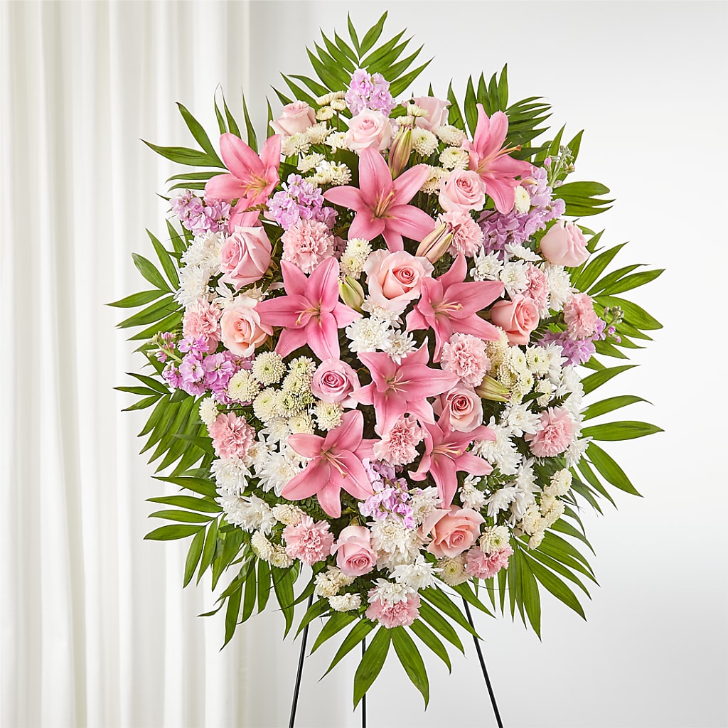 Offering Solace Standing Spray – The Stud Florist, Conyers GA