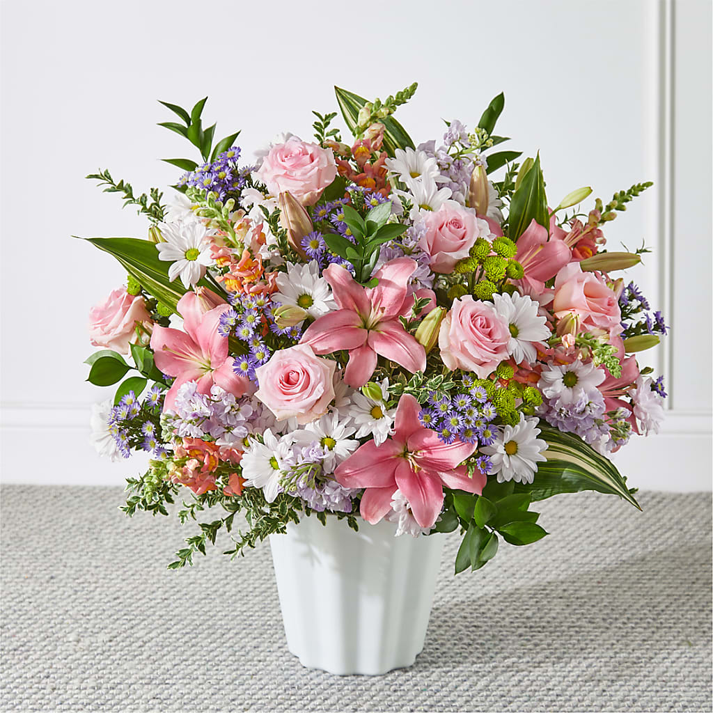 Abundant Compassion Floor Basket – The Stud Florist, Conyers GA
