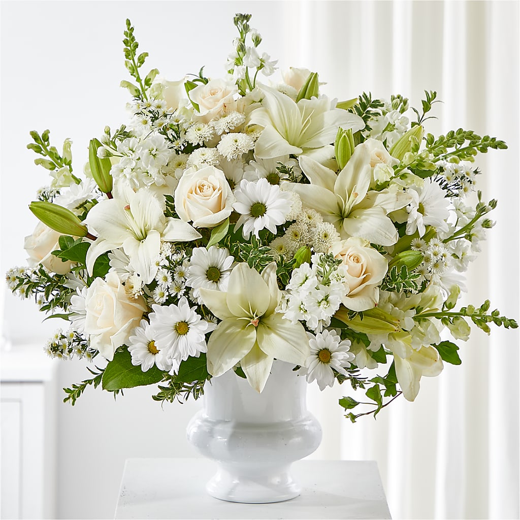 Uplifting Urn Arrangement – The Stud Florist, Conyers GA
