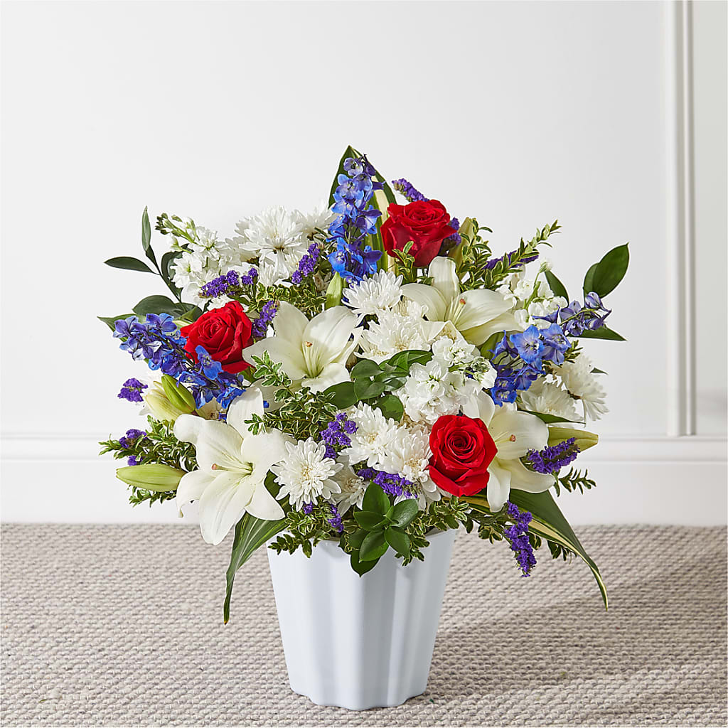 Consoled Floor Basket – The Stud Florist, Conyers GA