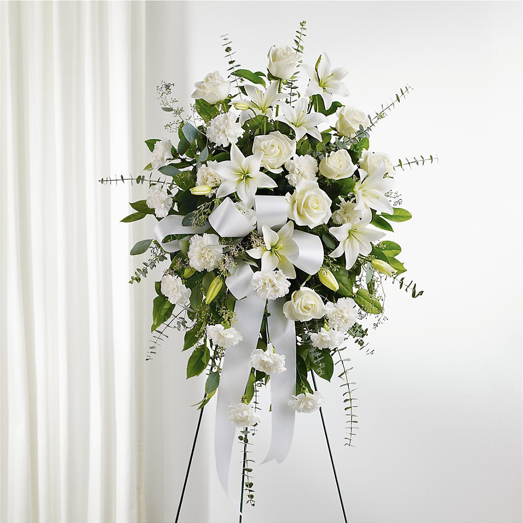 With Care Standing Spray – The Stud Florist, Conyers GA