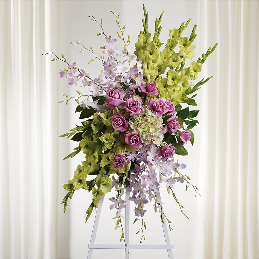 Lasting Legacy Standing Spray – The Stud Florist, Conyers GA