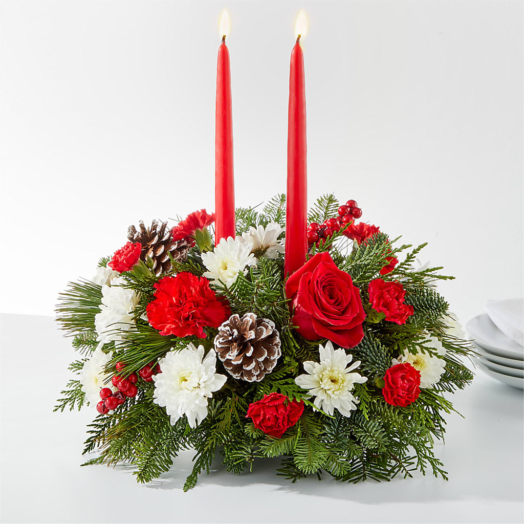Holiday Soiree Centerpiece – The Stud Florist, Conyers GA