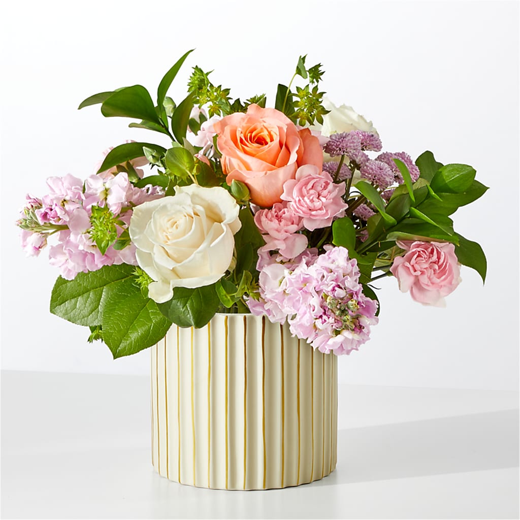 French Market Bouquet with Ivory Vase – The Stud Florist, Conyers GA
