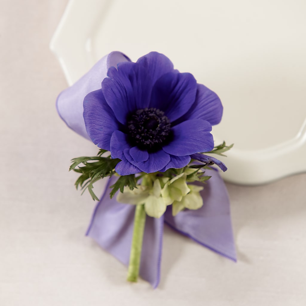 Purple Passion Boutonniere – The Stud Florist, Conyers GA