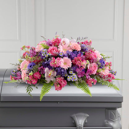 Glorious Garden Casket Spray –  The Stud Florist, Conyers GA