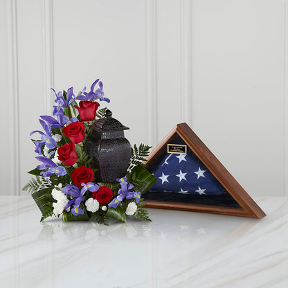 Patriotic Tribute Arrangement –  The Stud Florist, Conyers GA