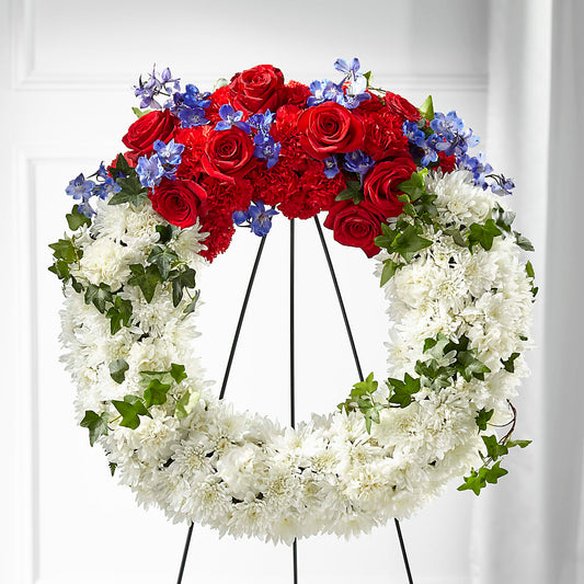 Patriotic Passion Wreath –  The Stud Florist, Conyers GA