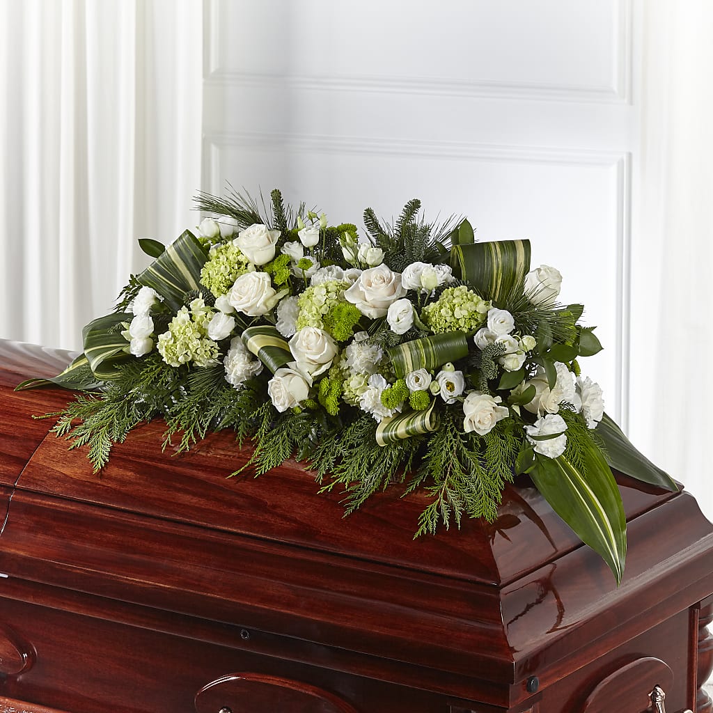 Hopeful Gesture Casket Spray –  The Stud Florist, Conyers GA