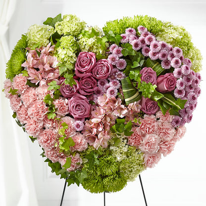 Heartwarming Standing Heart –  The Stud Florist, Conyers GA