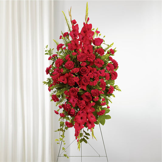 From the Heart Standing Spray –  The Stud Florist, Conyers GA