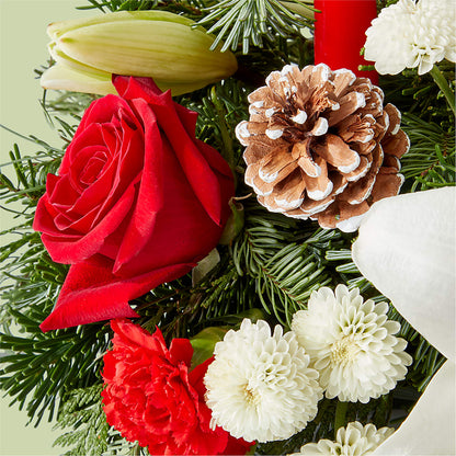 Seasonal Festivities Centerpiece –  The Stud Florist, Conyers GA