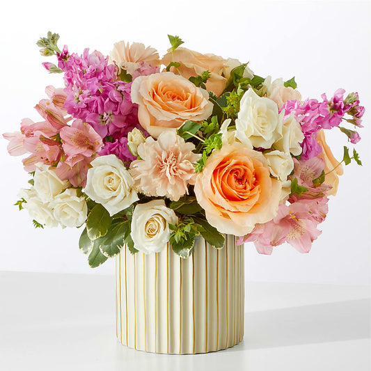 Paradise Bouquet with Ivory Vase –  The Stud Florist, Conyers GA