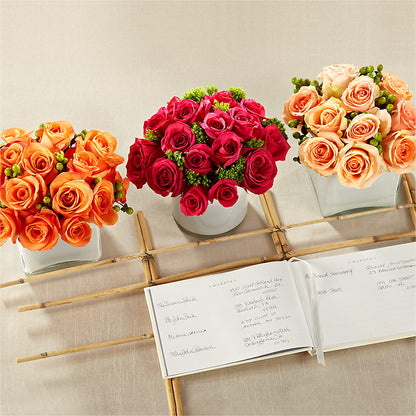 Dawn Rose Centerpiece –  The Stud Florist, Conyers GA